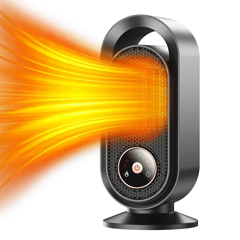 Mini Stufa Ventilatore 1000W – Stufa Elettrica Portatile per Scrivania e Stanza
