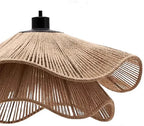 WabiRope Aura: Lampada a Sospensione in Canapa Wabi Sabi Scandinava