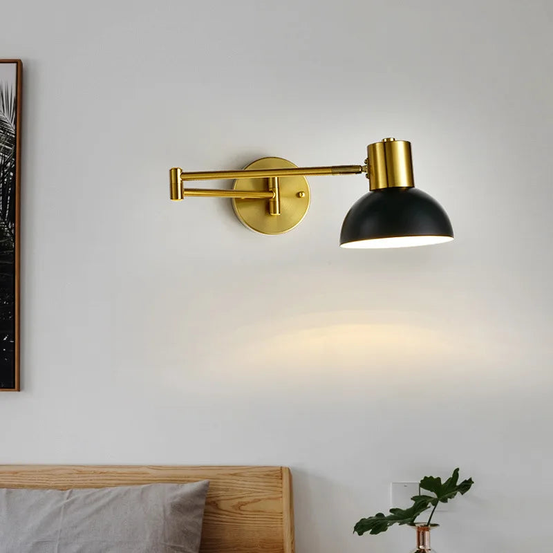 LUXARM Lampada da Parete Regolabile con Braccio Lungo