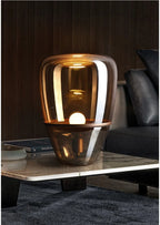 AuroraGlow – Lampada da Tavolo in Vetro LED Design Scandinavo