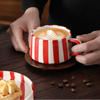 Tazza e piattino in ceramica Henrik