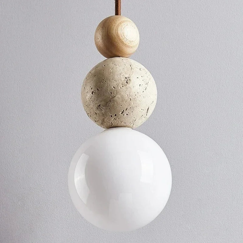 Lampada a sospensione minimalista a forma sferica