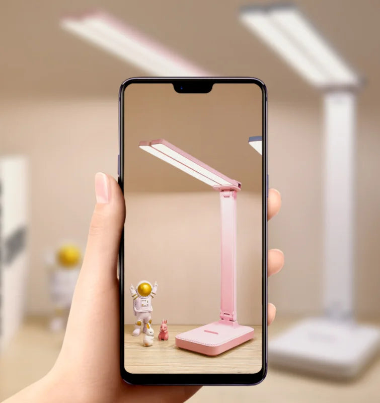 LumoFlex – Lampada da scrivania LED ricaricabile con controllo touch e design pieghevole
