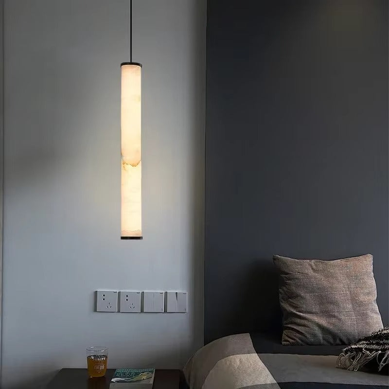 LuxeMarble – Lampada a sospensione in marmo per soggiorno e sala da pranzo