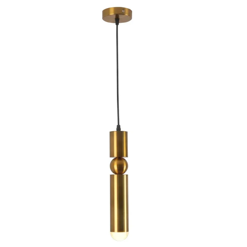 Lampada a Sospensione Oro Luxe – Elegante Lampada da Soffitto LED Minimalista