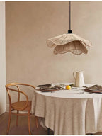 WabiRope Aura: Lampada a Sospensione in Canapa Wabi Sabi Scandinava