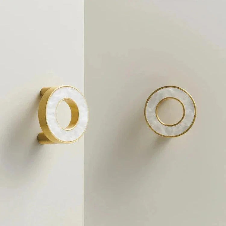 Maniglia ad Anello in Ottone Amyra