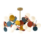 NatureGlow Lampadario a Rami Colorati