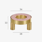 Maniglia ad Anello in Ottone Amyra