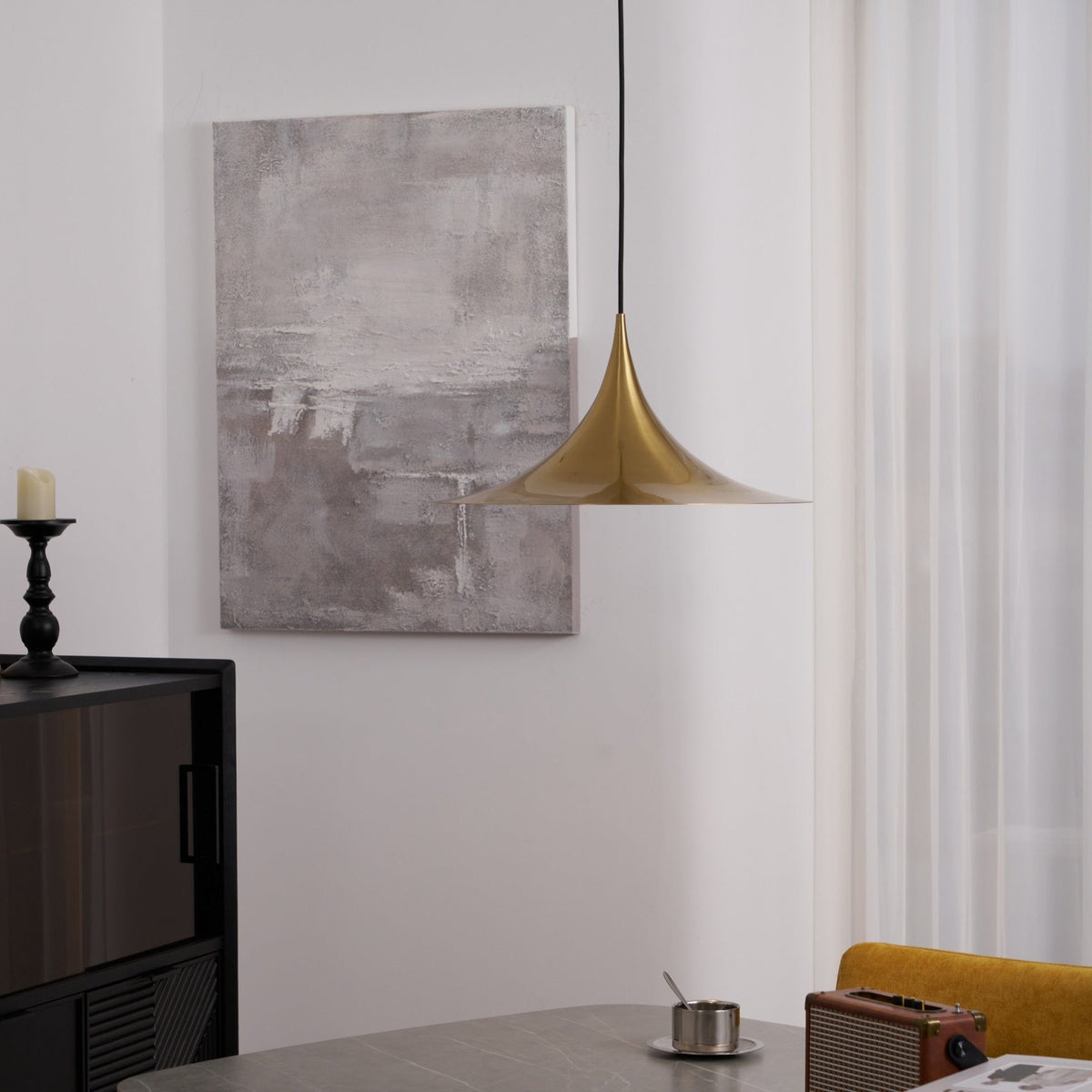 Althiran Acciaio Scultoreo Lampada a Sospensione