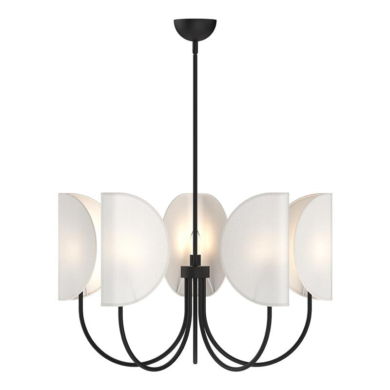 Lampadario in Ottone a Foglia