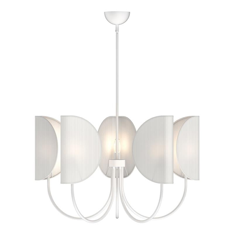 Lampadario in Ottone a Foglia