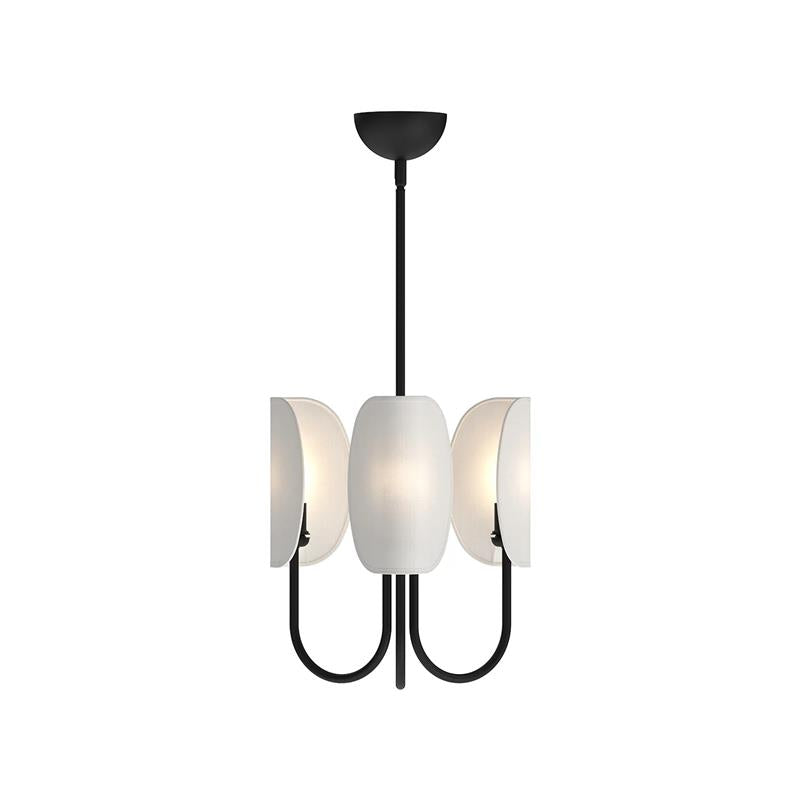 Lampadario in Ottone a Foglia