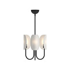 Lampadario in Ottone a Foglia