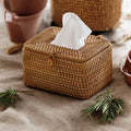 Scatola per Fazzoletti Intrecciata Sequoia