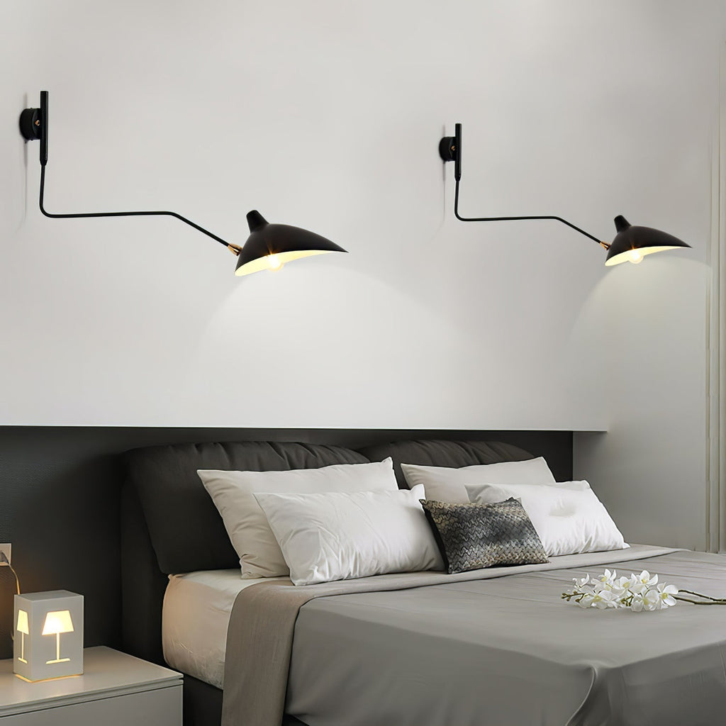 Lustra Applique Parete Un Braccio Linee Delicate Elegante