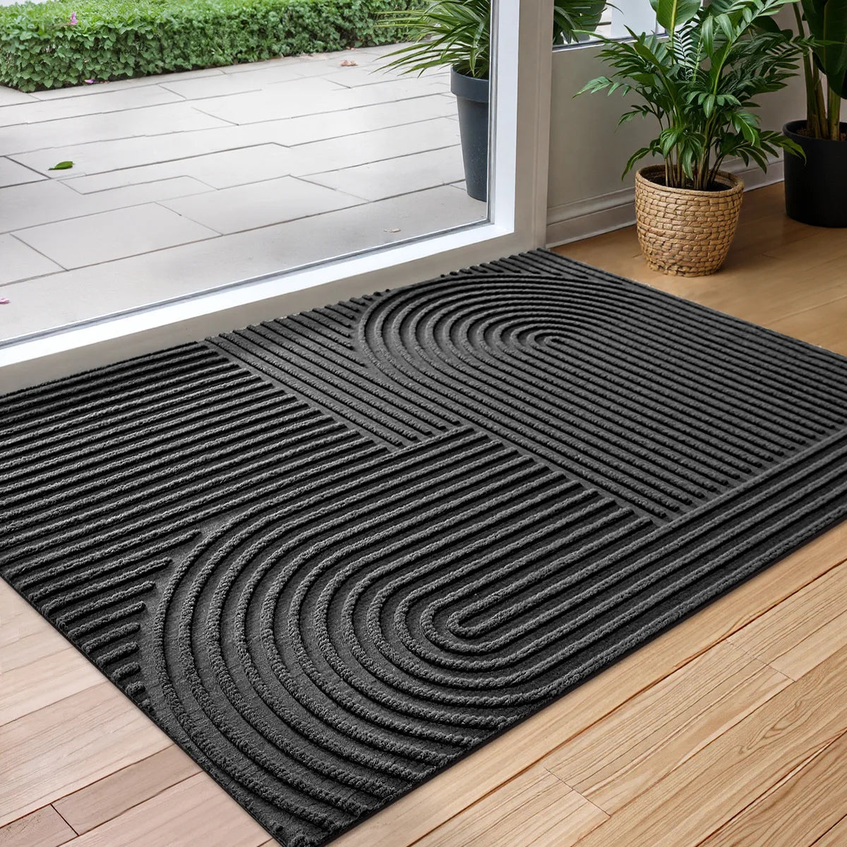 Vireon | Tappeto Assorbente d'Acqua Antiscivolo per Uso Interno ed Esterno