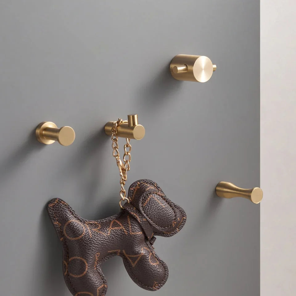 Gancio da Parete in Ottone Ned