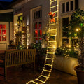 KerstLuxe Babbo Natale Scala LED Illuminazione d'Atmosfera – 1M / 3M Luce a Stringa USB