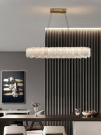 LumiMarble | Elegante Lampada a Sospensione in Marmo e Rame