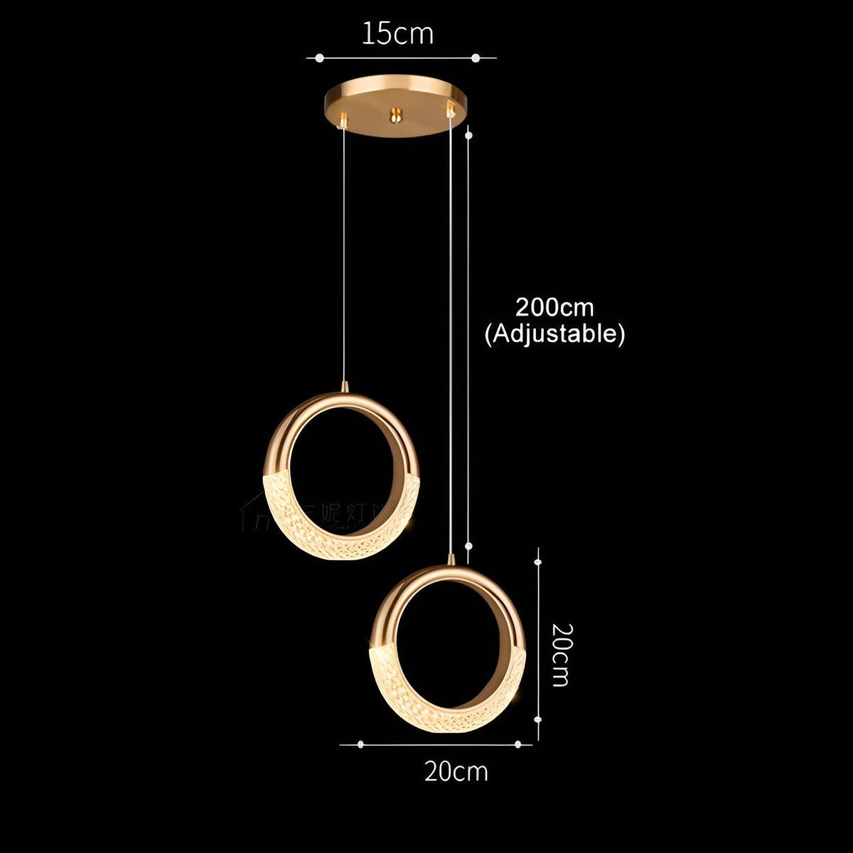 Lampada a sospensione minimalista – Moderna & Senza tempo | Illuminazione elegante per interni