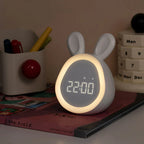 BunnyTime - Orologio Sveglia LED con Luce Regolabile per Mattine Felici