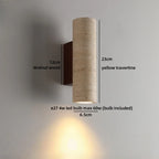 TerraLume Wabi-Sabi Travertino Lampada da Parete LED