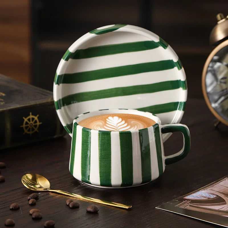 Tazza e piattino in ceramica Henrik