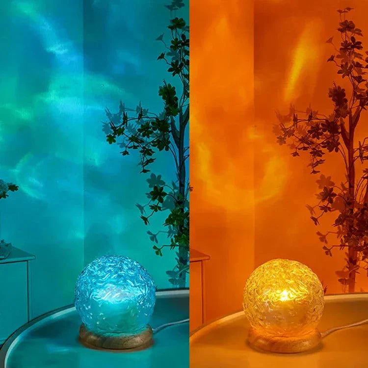 Lampada da tavolo unica con effetto onde – puro relax!