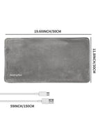 Mini Coperta Riscaldata con USB 5V – Cuscino Elettrico Riscaldante 50 x 30 cm