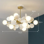 NatureGlow Lampadario a Rami Colorati