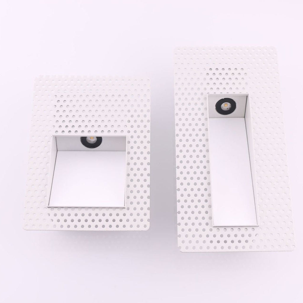 Applique LED da parete senza cornice in acciaio inossidabile Nordic 1 luce