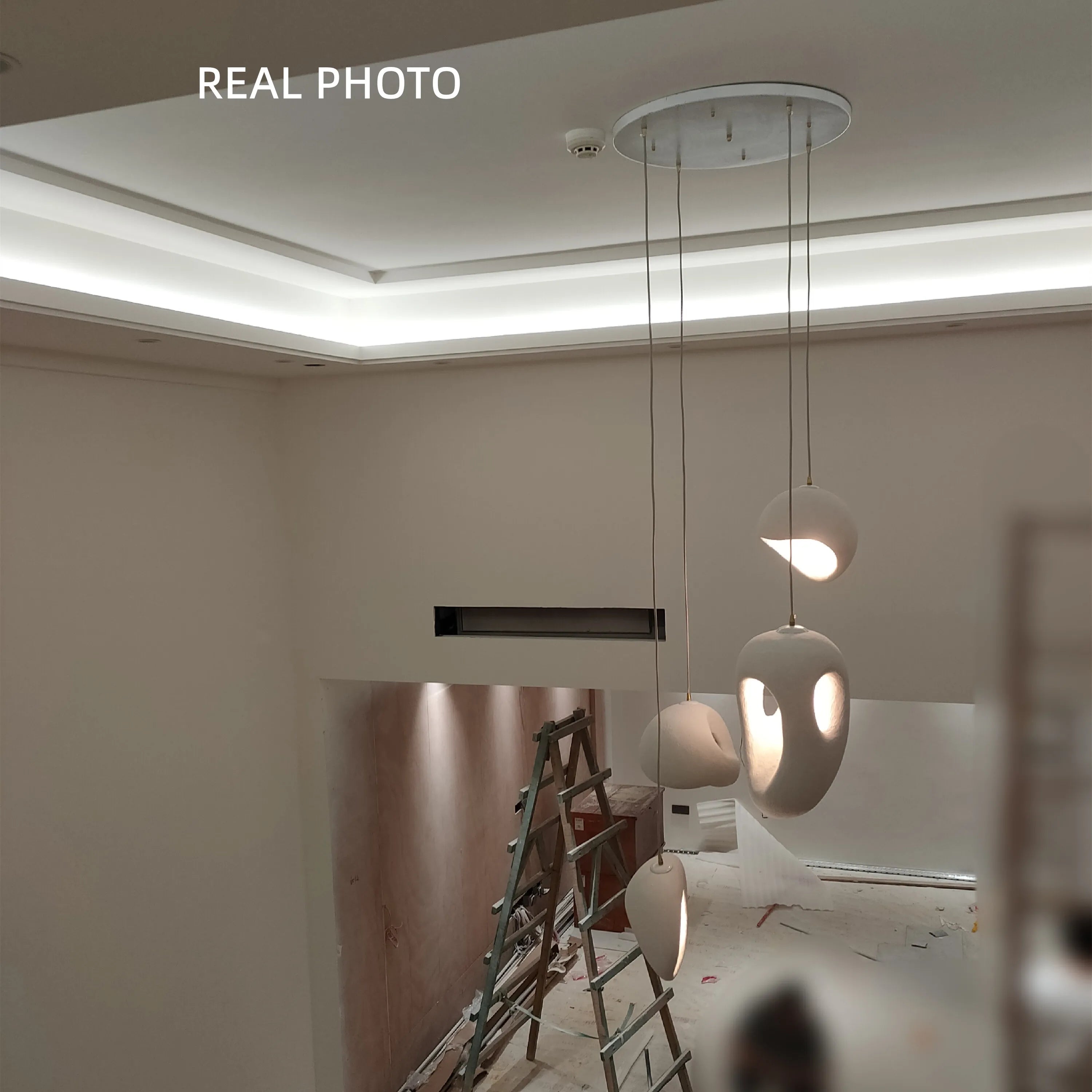 lampadario led wabi-sabi moderno irregolare per decorazione loft