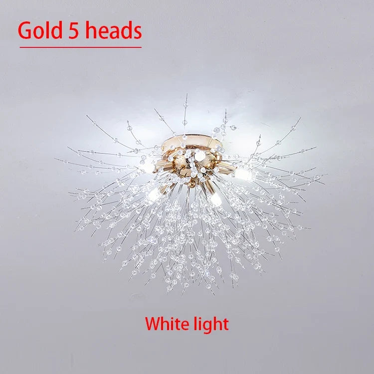 Dandeluxe Palla di Dente di Leone Lampada da Soffitto in Cristallo