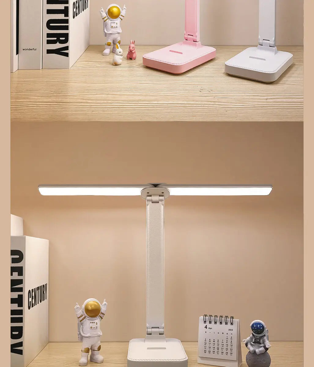 LumoFlex – Lampada da scrivania LED ricaricabile con controllo touch e design pieghevole