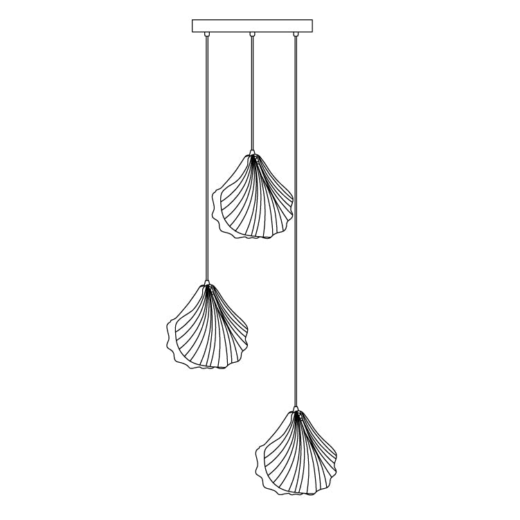 Lampada a Sospensione Mini Shell