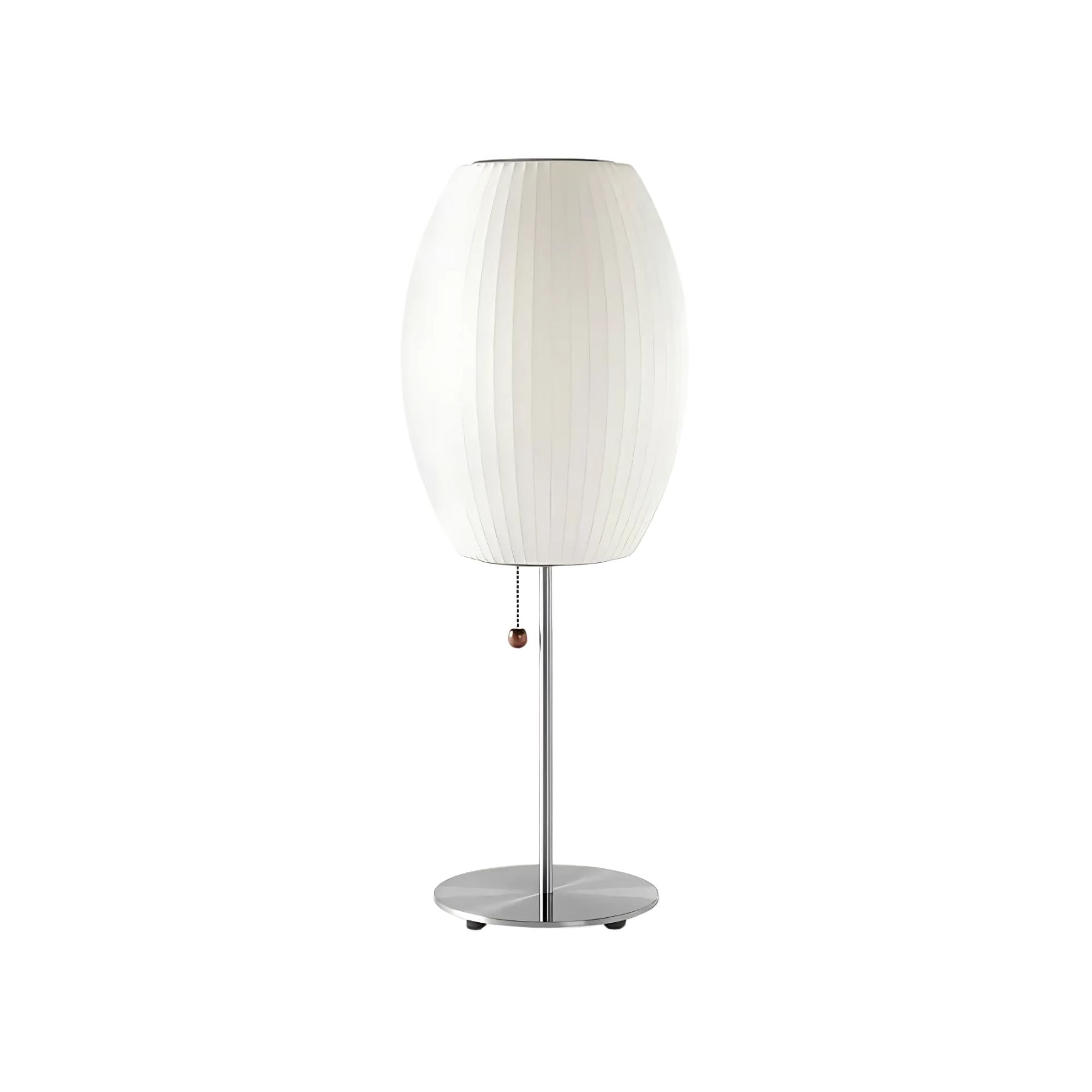 Sicon Lampada da Tavolo – Polimero & Acciaio – Bianco – E26/E27 – Lampada LED da Tavolo Moderna per Ambienti Eleganti