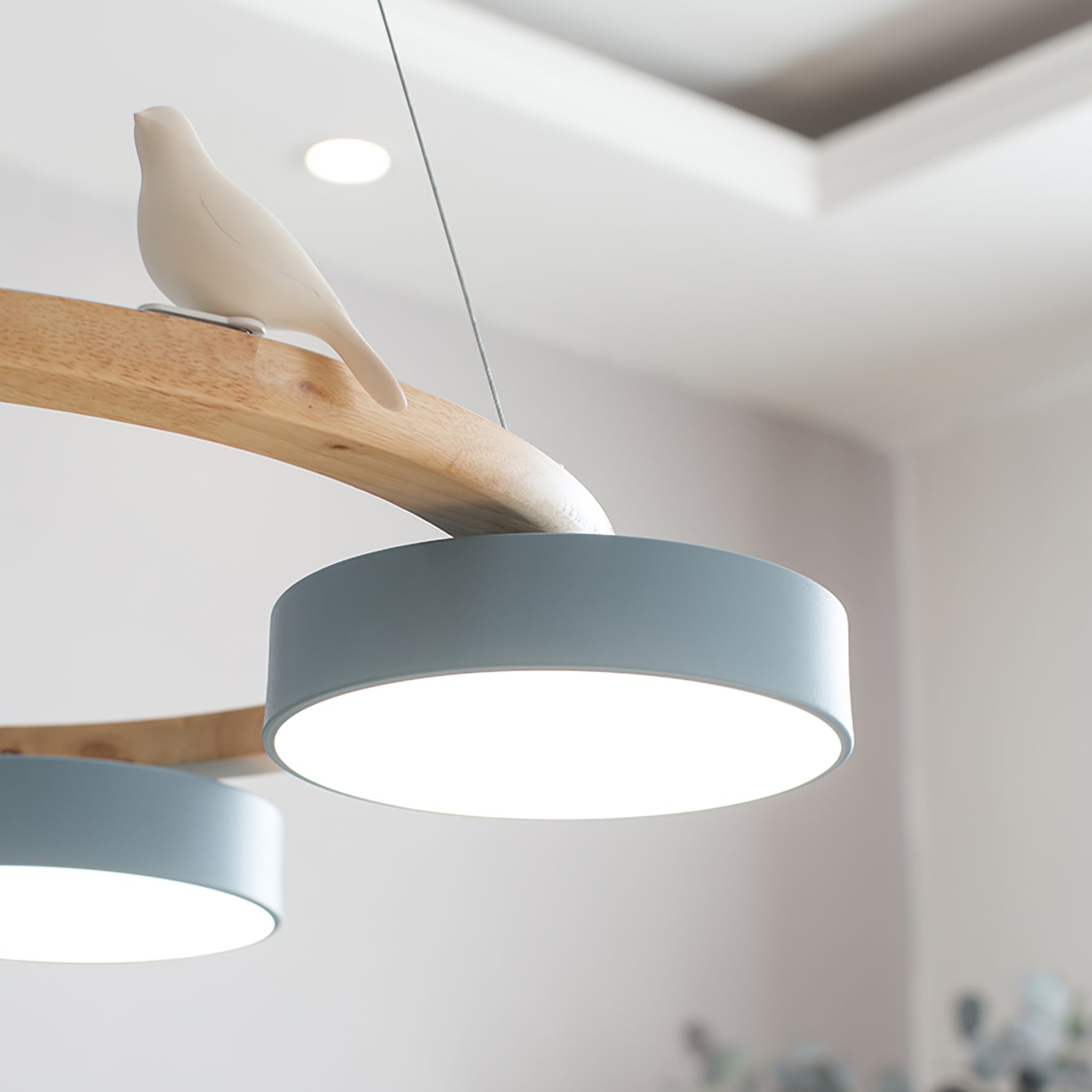 Lampadario Uccello Cliff Rotondo