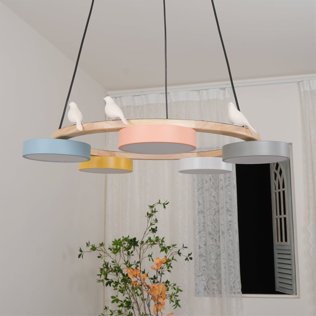 Lampadario Uccello Cliff Rotondo