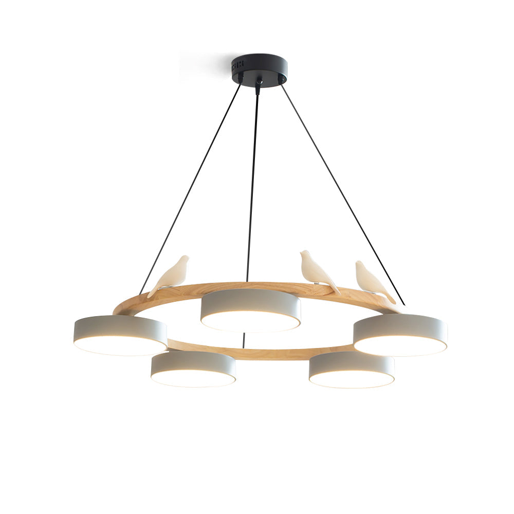 Lampadario Uccello Cliff Rotondo
