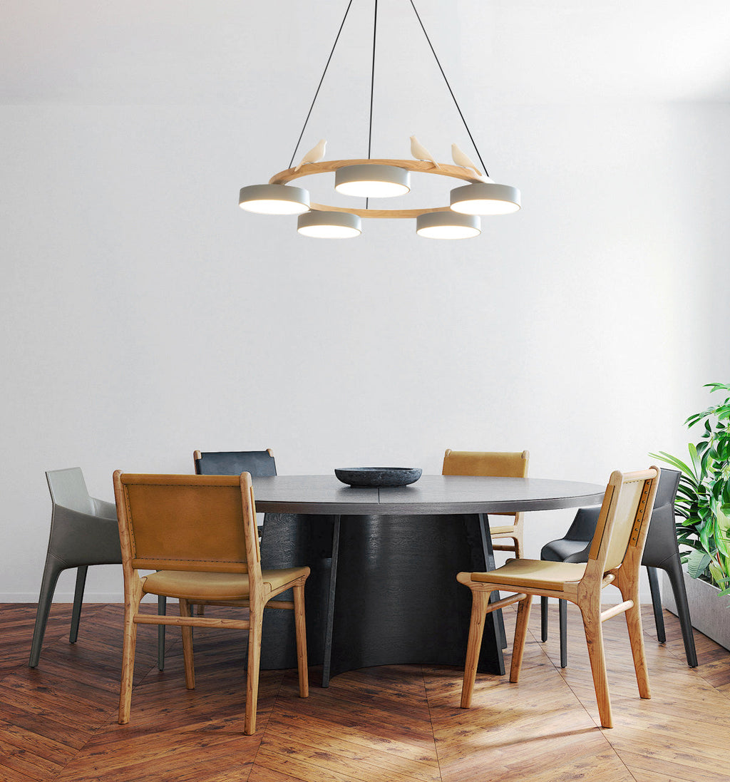 Lampadario Uccello Cliff Rotondo