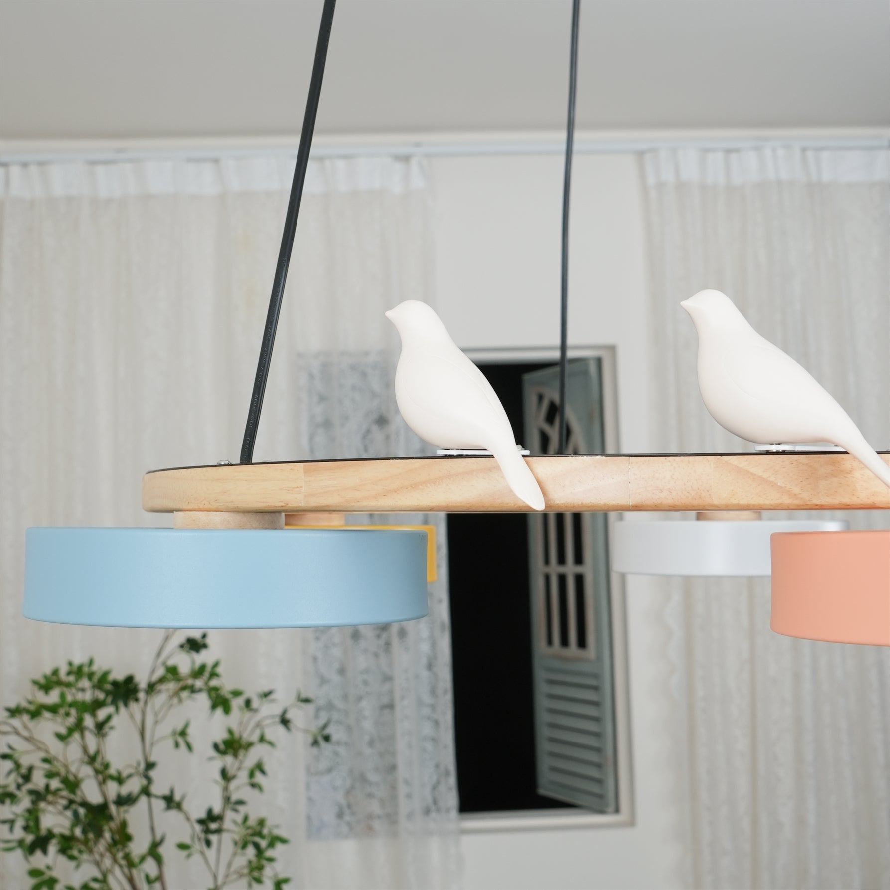Lampadario Uccello Cliff Rotondo