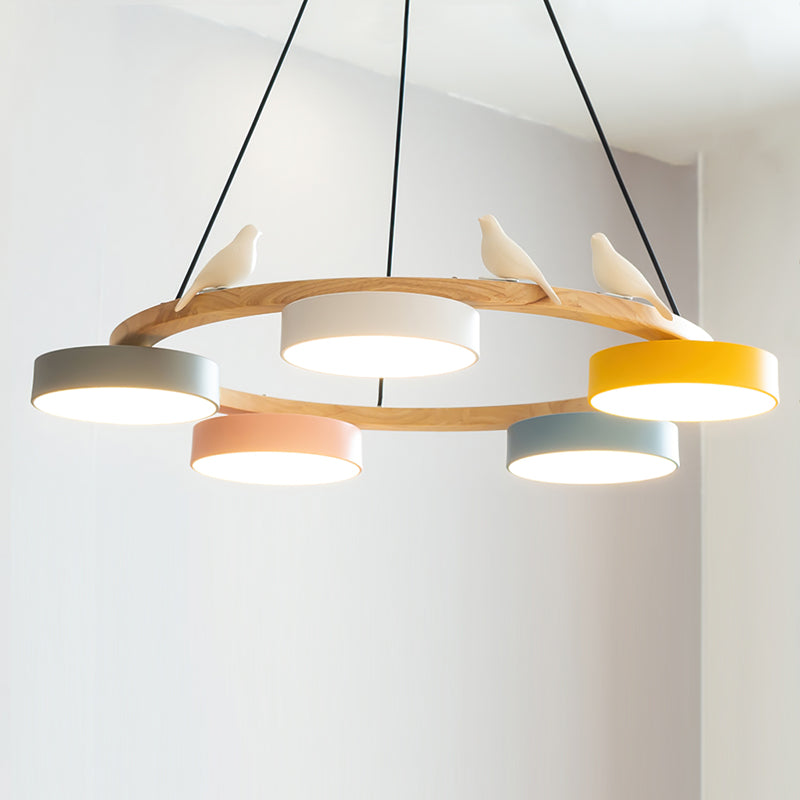 Lampadario Uccello Cliff Rotondo