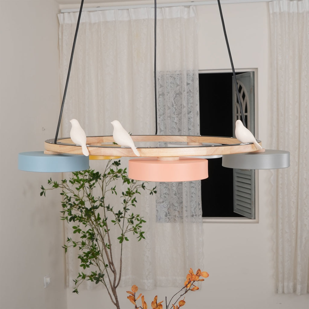 Lampadario Uccello Cliff Rotondo