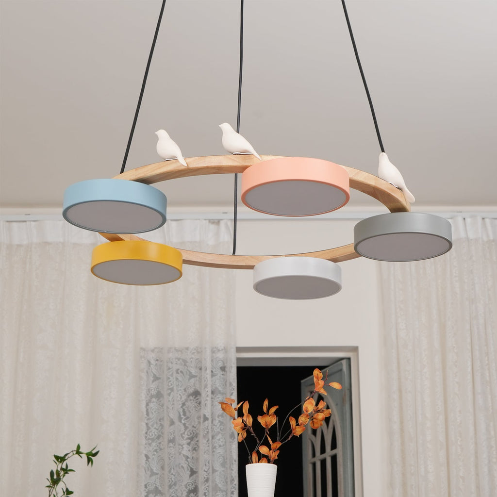 Lampadario Uccello Cliff Rotondo