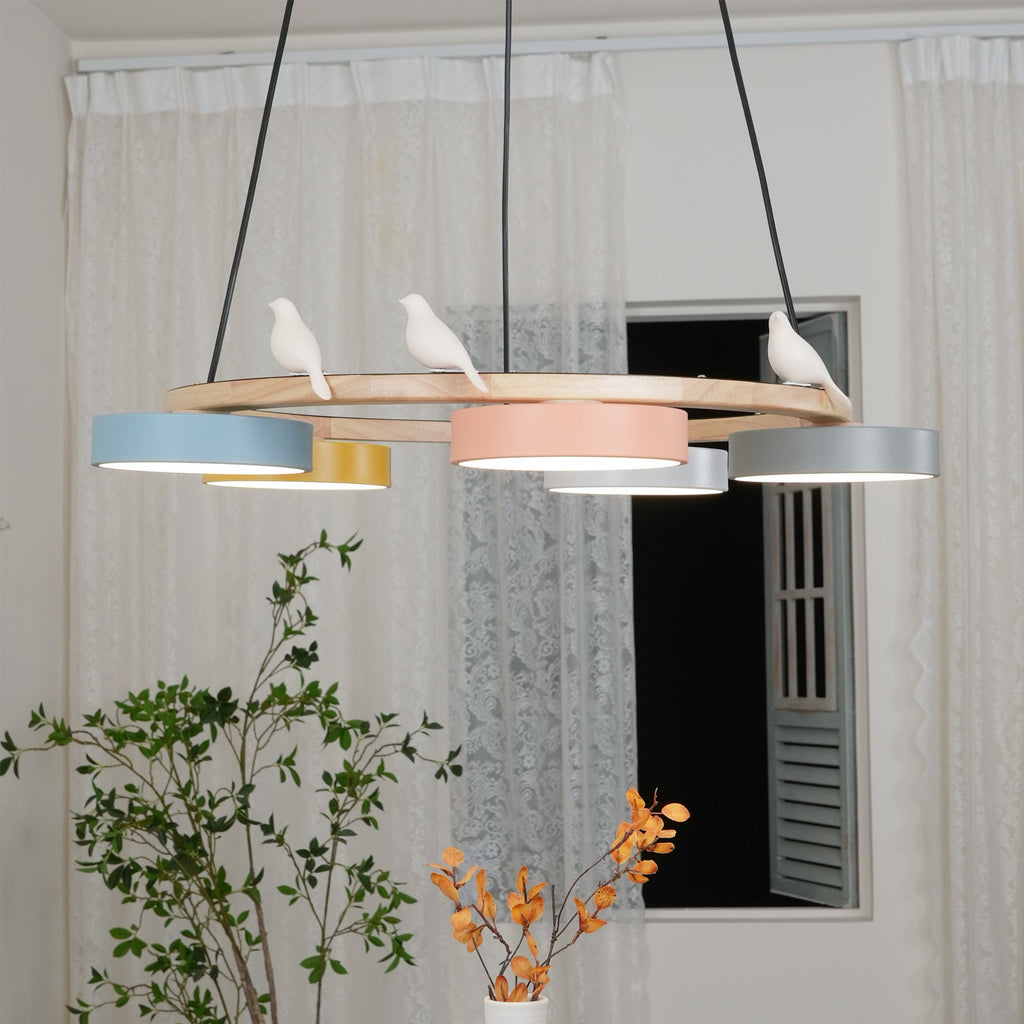 Lampadario Uccello Cliff Rotondo