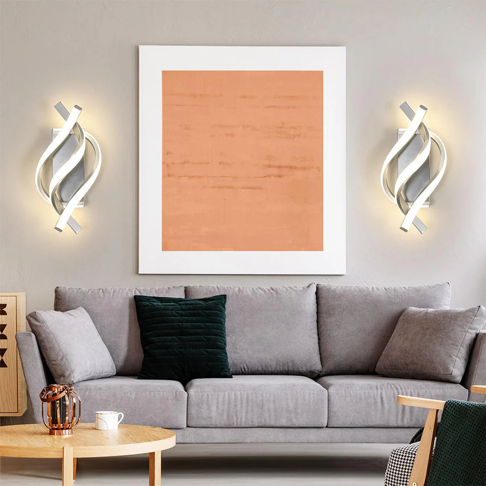 Moderna Lampada da Parete Creativa a Spirale