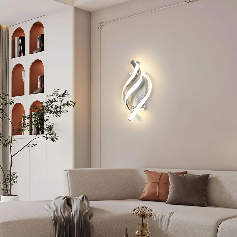 Moderna Lampada da Parete Creativa a Spirale