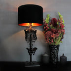 Lampada da Tavolo Gotica Scheletro | Design Artistico Fatti a Mano