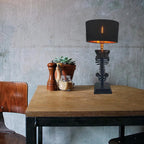 Lampada da Tavolo Gotica Scheletro | Design Artistico Fatti a Mano